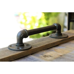 Attractive Wood Stove Top Cover with Metal Handles product image