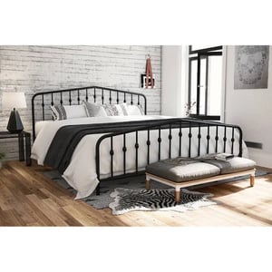 Stylish King Size Metal Bed Frame for Modern Bedroom product image