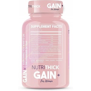 Nutrithick GAIN+ Weight Gain Capsules for Breast & Butt Enlargement product image
