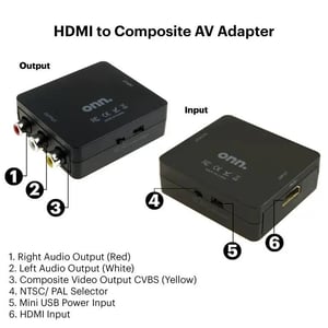 HDMI to Composite AV Adapter for Seamless Media Connection product image