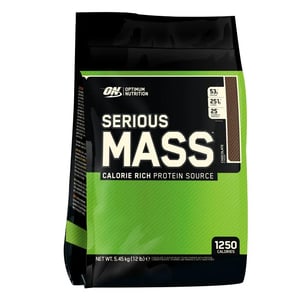 Serious Mass Strawberry: High-Calorie Weight Gainer with 50g Protein product image