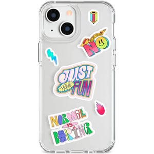 Customizable Mood Sticker Pack for iPhone 13 Clear Case product image