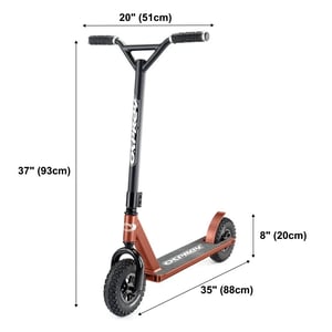 Off-Road Pneumatic Tire Scooter with Aluminum Deck product image