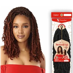 Outre X-pression Twist Lightweight Synthetic Crochet Braid for Protective Styling product image