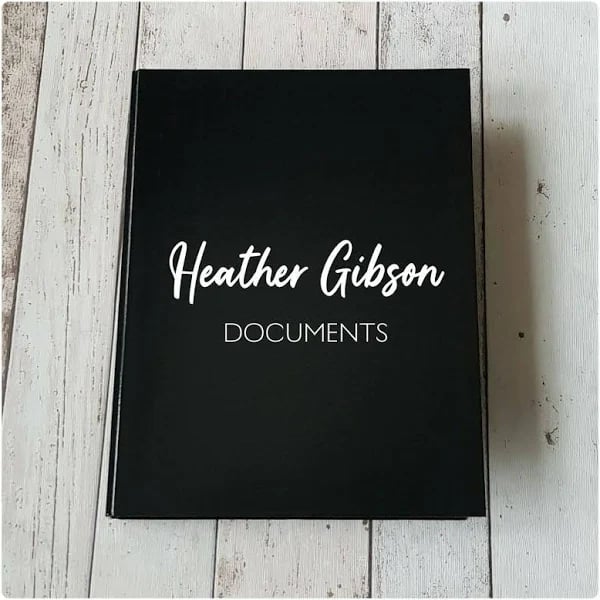 Personalized A4 Ring Binder for Files and Folders product image
