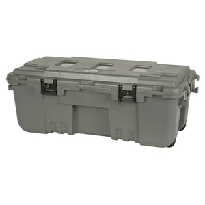 Large Weather-Resistant Storage Trunk with Wheels for Military, Camping, and Home Use product image