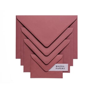 5x7 Deep Rose Envelopes for Greeting Cards & Invitations product image
