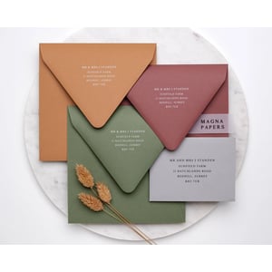 5x7 Deep Rose Envelopes for Greeting Cards & Invitations product image