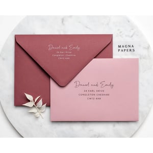 5x7 Deep Rose Envelopes for Greeting Cards & Invitations product image