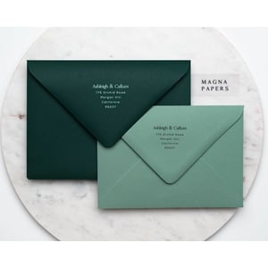 Jade Green 5x7 Envelopes for Invitations & Greeting Cards product image