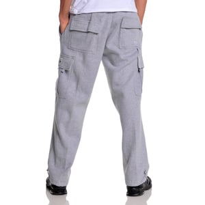 Comfortable and Warm Heavyweight Fleece Cargo Sweatpants for Men product image