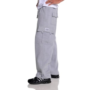 Comfortable and Warm Heavyweight Fleece Cargo Sweatpants for Men product image
