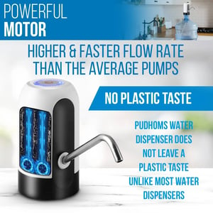 Portable USB Charging Water Dispenser for 2-5 Gallon Bottles product image