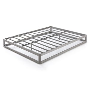 Queen Size Metal Platform Bed Frame with Steel Slat Foundation product image
