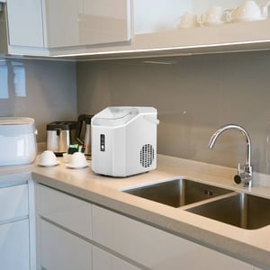 Portable Countertop Nugget Ice Maker Machine - 33 lbs Daily Production, Self-Cleaning Function product image