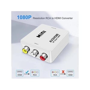 1080p RCA to HDMI Converter for Multiple Devices product image