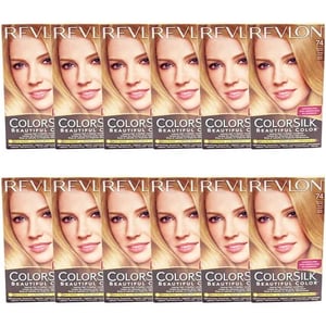 Revlon Colorsilk Hair Color Medium Golden Brown (Pack of 12) - Silky, Even, and Conditioning Honey Brown Hair Dye product image