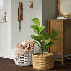 Cream Rope Basket for Decorative Storage and Organization product image