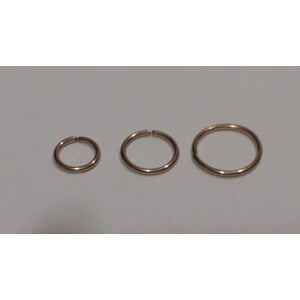 Elegant Rose Gold 18g Nose Ring in Multiple Sizes product image