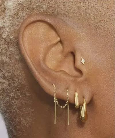 14K Gold Hoop Earrings for Women in Small Size product image
