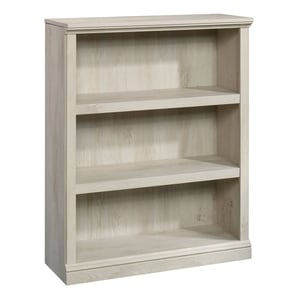 Sauder Chalked Chestnut 3-Shelf Bookcase with Adjustable Shelves and Quick Assembly product image
