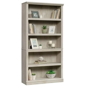 Stylish Chalked Chestnut 5-Shelf Bookcase with Adjustable Shelves product image
