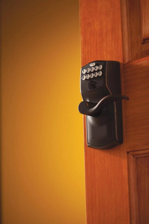 Keypad Entry Door Lever Lock with Auto-Lock for Bedroom product image