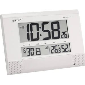 Digital Clock with Radio Wave Correction & Temperature/Humidity Display product image