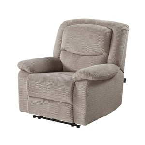 Serta Power Recliner with Deep Cushions and Push-Button Control in Beige product image