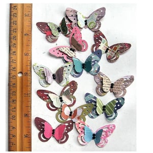 12-Pack Handmade Paper Butterflies for Decoration product image