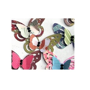 12-Pack Handmade Paper Butterflies for Decoration product image