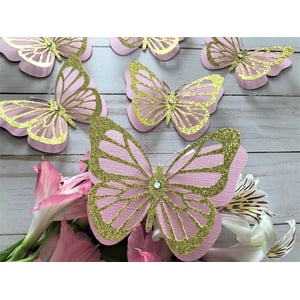 Large 3D Butterfly Cutouts for Party Decorations product image