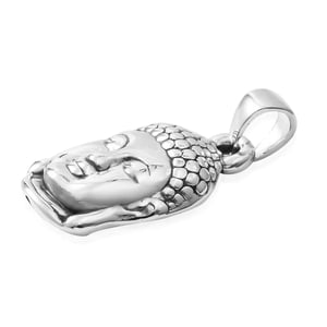 Divine Sterling Silver Buddha Pendant Necklace product image