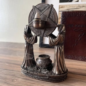 Sigil of Baphomet Backflow Incense Burner for Meditation and Spiritual Rituals product image