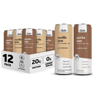 High Protein, Lactose-Free Energy Shake Variety Pack - Mocha Latte and Vanilla Latte product image