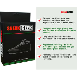 Prevent Creases in Men's Shoes with White Sneaker Crease Protector product image