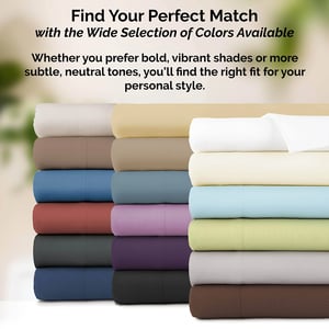 Elegant Split King Size Bed Sheets with Extra Deep Pockets product image