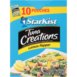 Lemon Pepper Tuna Packets - Wild Caught, 80 Calories per Pouch, 17g Protein product image