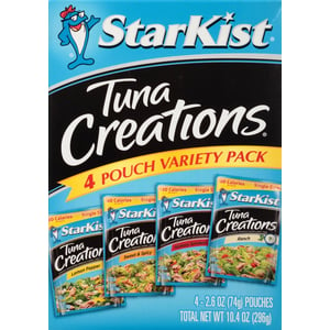Variety Pack of Flavorful Tuna Pouches product image