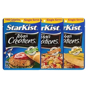 StarKist Tuna Creations Variety Pack: 4 Sweet & Spicey, 4 Herb, 4 Lemon Pepper (2.6oz Pouches) product image