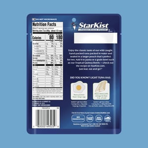 StarKist Tuna in Water, Light - 12 Pack, Easy-to-Open Pouches product image