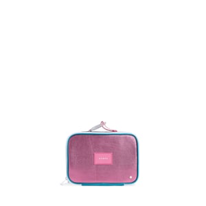 Metallic Turquoise Insulated Lunch Box with Divider and Pocket product image