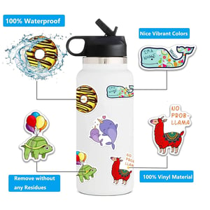 Cute and Versatile Sticker Pack for Laptops, Water Bottles, and More product image