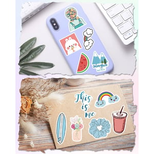 Cute and Versatile Sticker Pack for Laptops, Water Bottles, and More product image