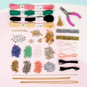 DIY Personalized Jewelry Making Kit for 10 Unique Pieces product image