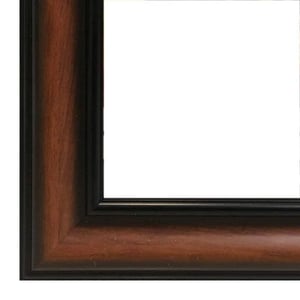 Brown & Black 24x36 Wall Frame with Mat & Hanging Hardware product image
