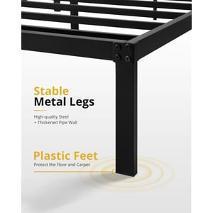 Twin XL Heavy Duty Metal Bed Frame with 3000 lbs Weight Capacity product image