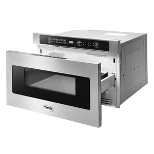 Sleek Stainless Steel Microwave Drawer with 12 Sensor Functions product image
