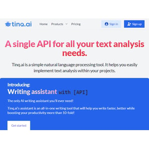 Tinq.ai - NLP API company image