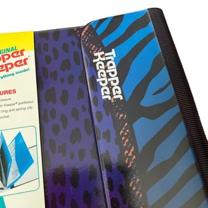 Stylish Retro Trapper Keeper Binder with Round Rings and 90s Theme product image